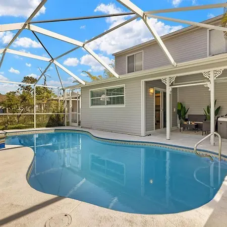 Secluded Backyard Home With Hot Tub & Pool - 3Br & 2B Fort Myers Exterior photo
